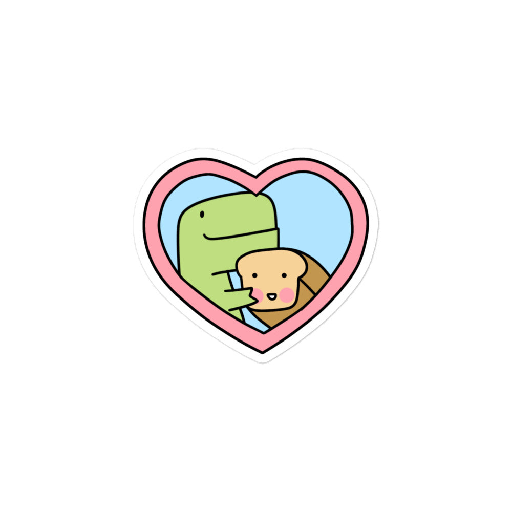 Loveheart Loof & Timmy Vinyl Sticker