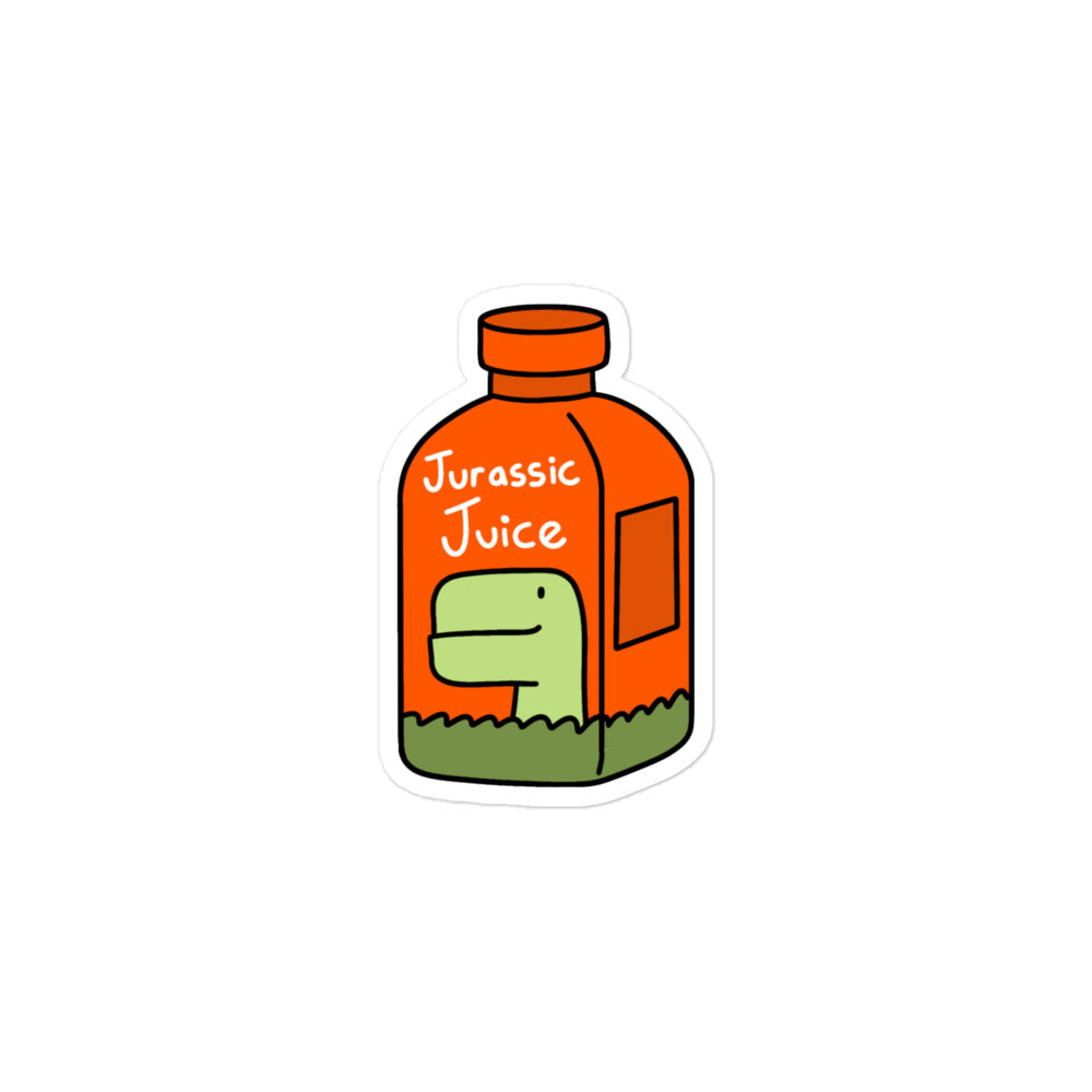Jurassic Juice Vinyl Sticker