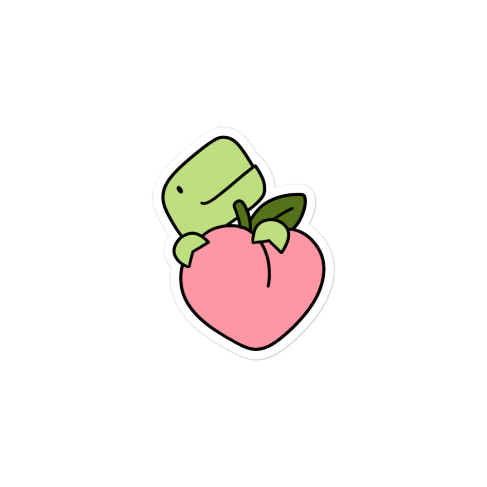 Peachy Timmy Vinyl Sticker