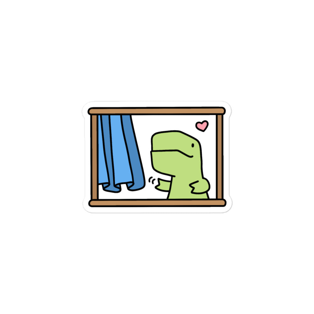 Window Peeper Timmy Vinyl Sticker