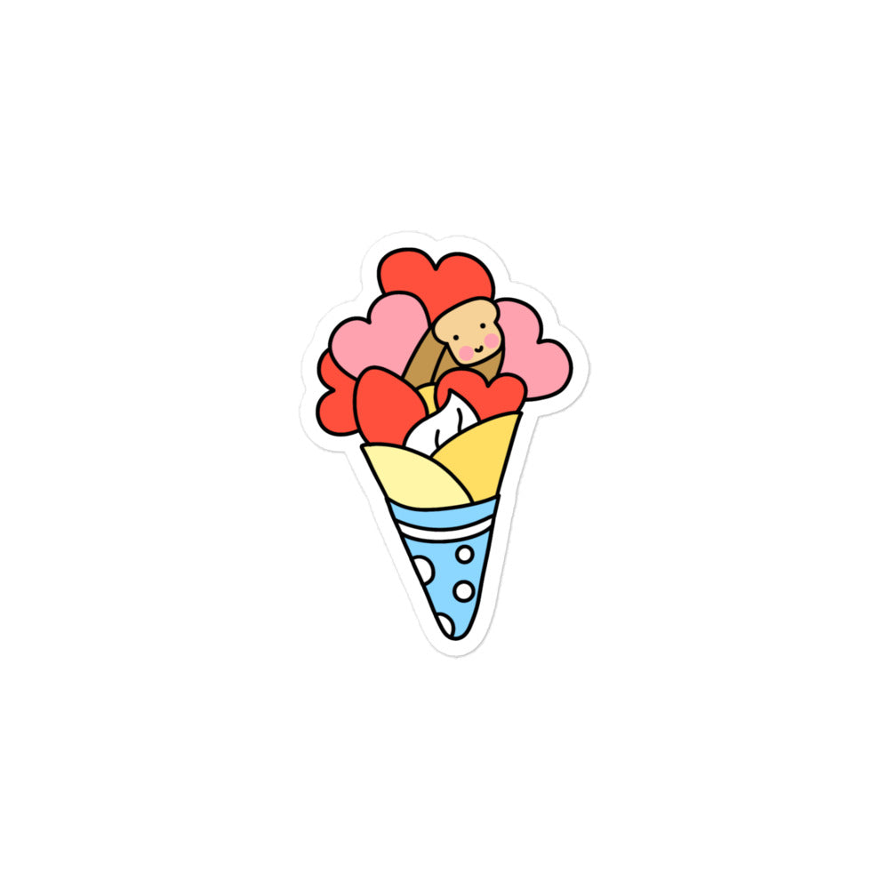 Crepe Loof Vinyl Sticker