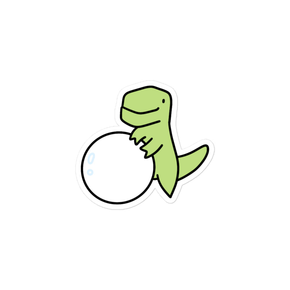Snowball Timmy Vinyl Sticker