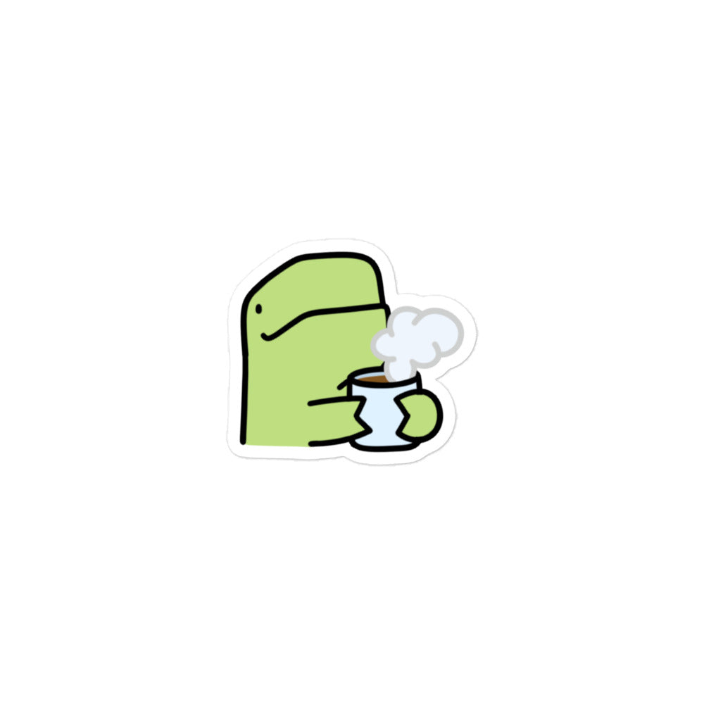 Toasty Tea Timmy Vinyl Sticker