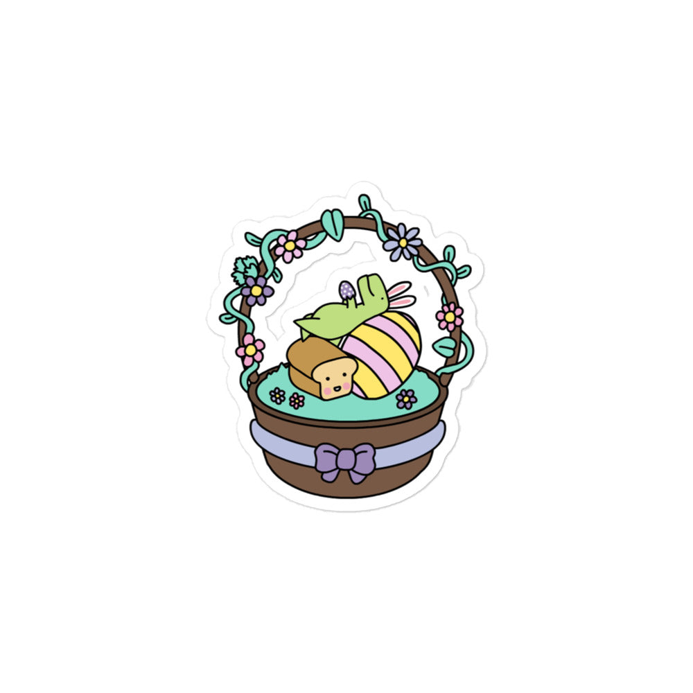 Easter Basket Loof & Timmy Vinyl Sticker