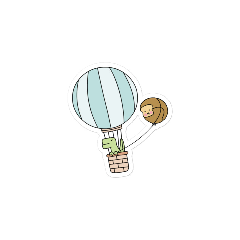 Hot Air Balloon Vinyl Sticker