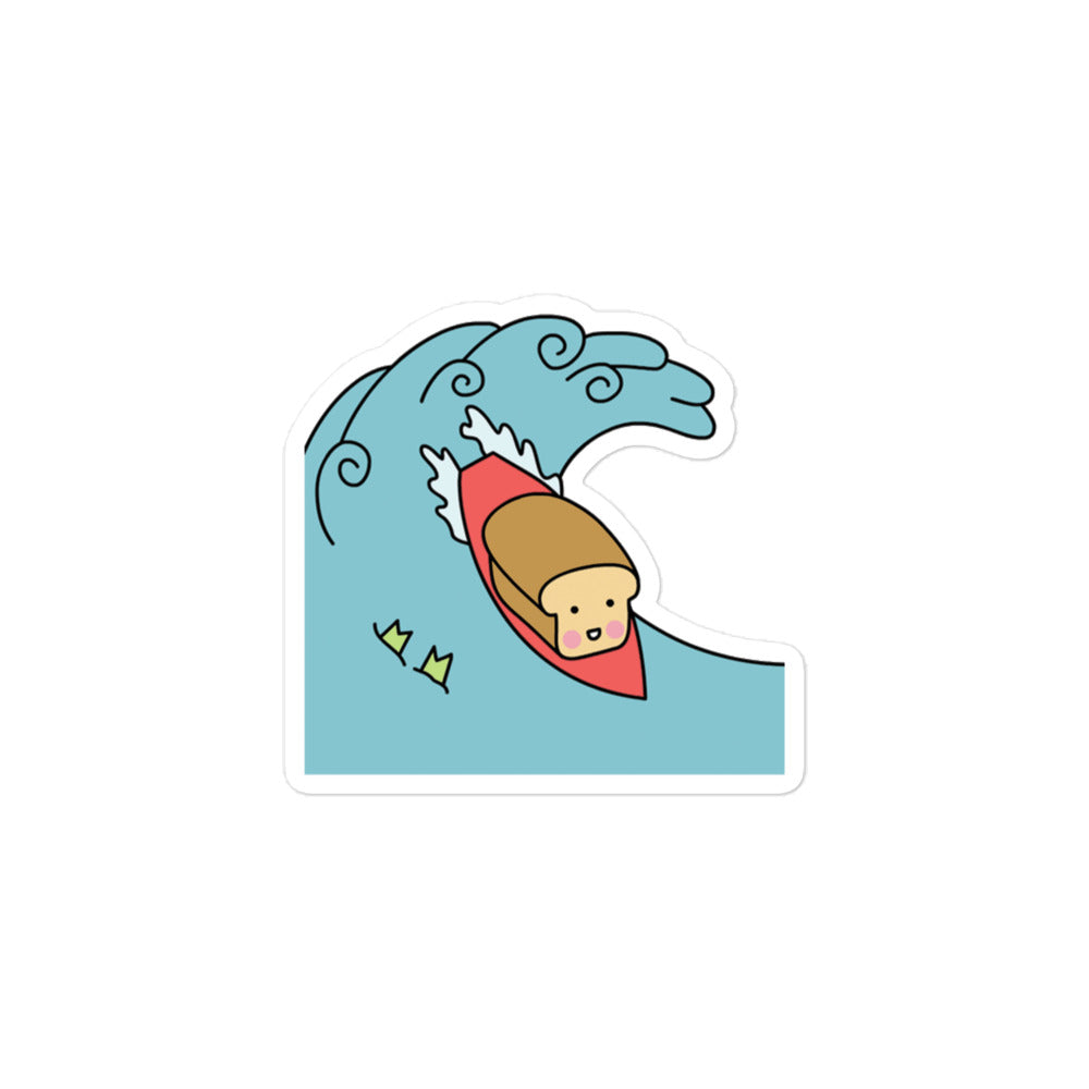 Surfing Loof Vinyl Sticker