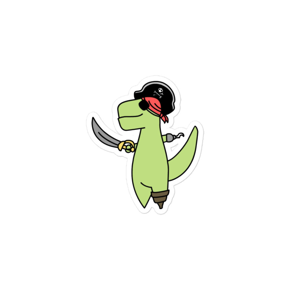 Pirate Timmy Vinyl Sticker