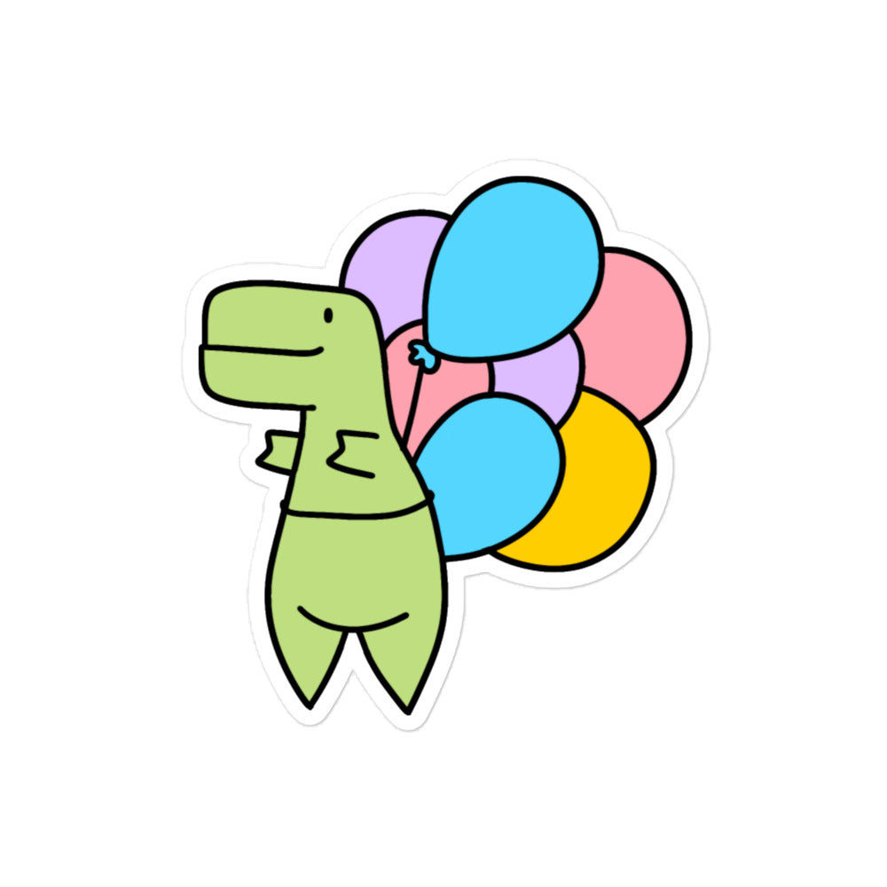 Balloon Celebration Timmy Vinyl Sticker