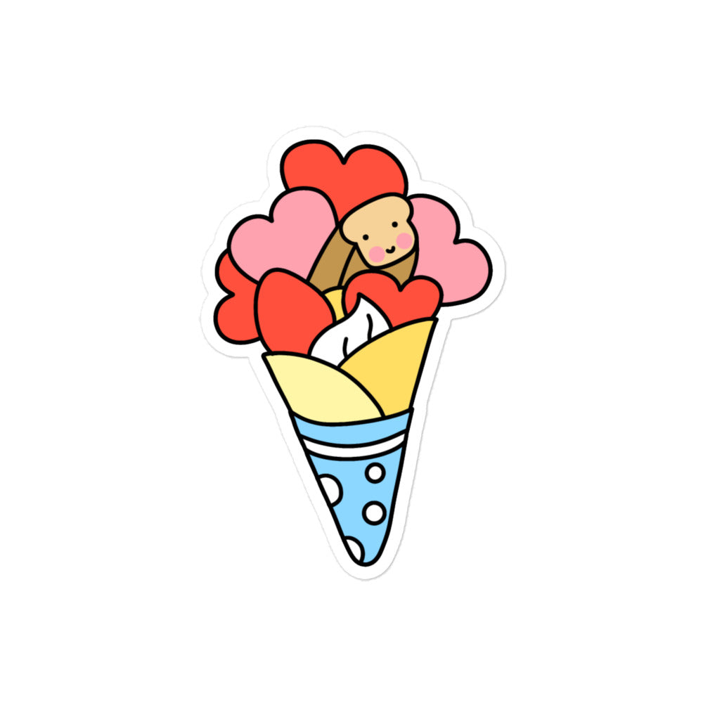 Crepe Loof Vinyl Sticker