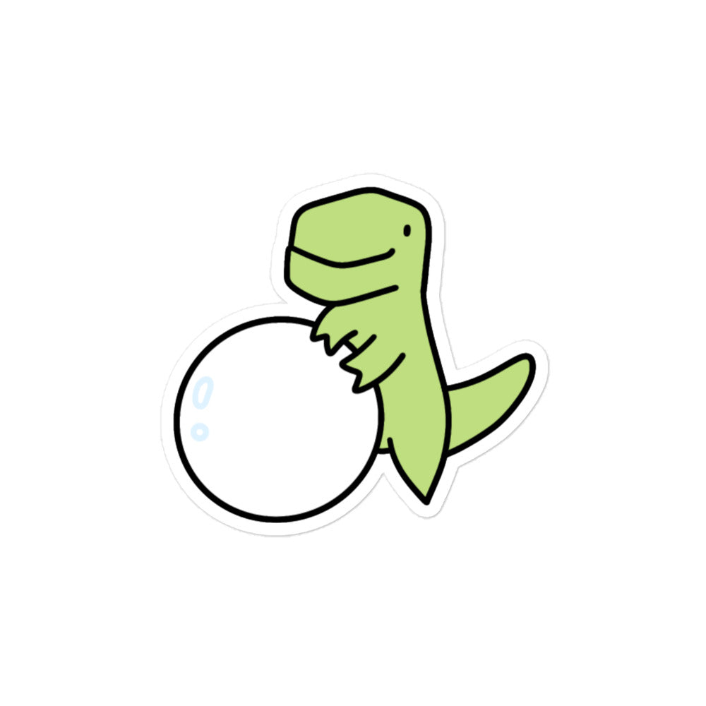 Snowball Timmy Vinyl Sticker