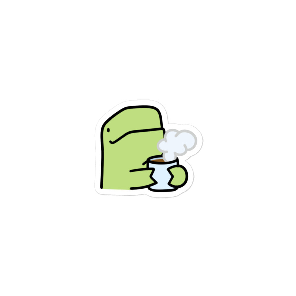 Toasty Tea Timmy Vinyl Sticker