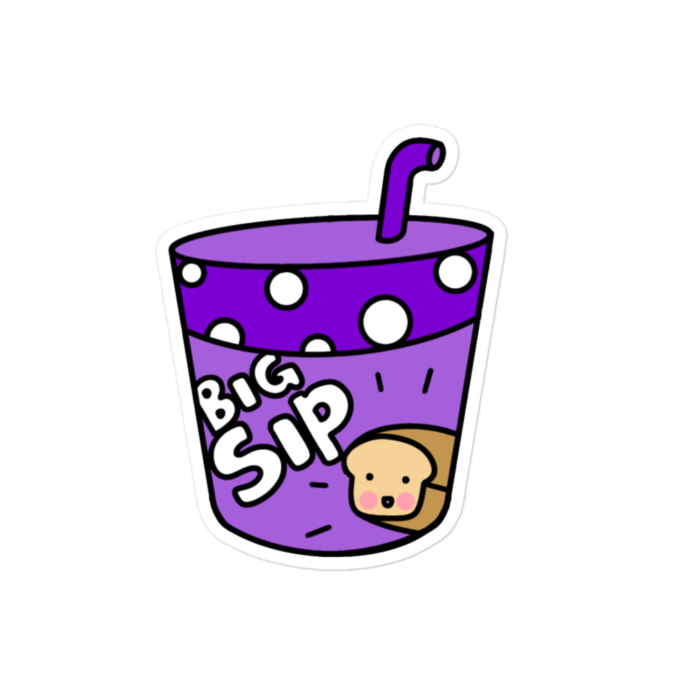Big Sip Vinyl Sticker