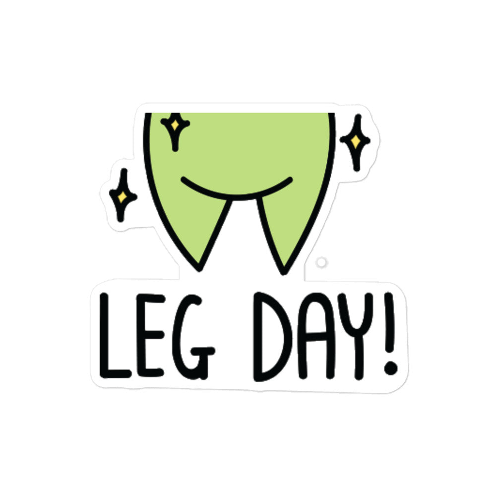Leg Day Timmy Vinyl Sticker