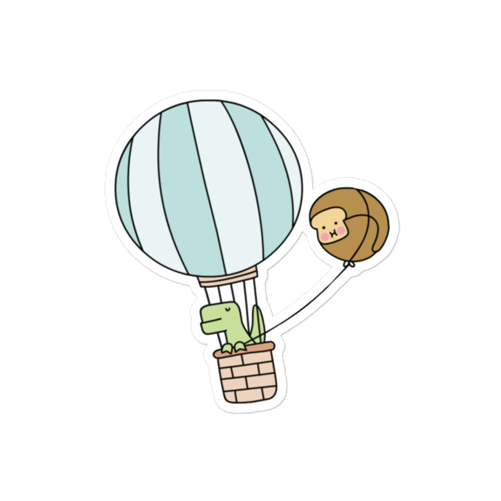 Hot Air Balloon Vinyl Sticker