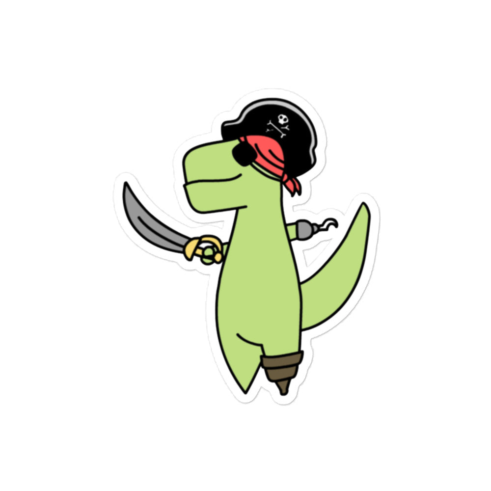 Pirate Timmy Vinyl Sticker