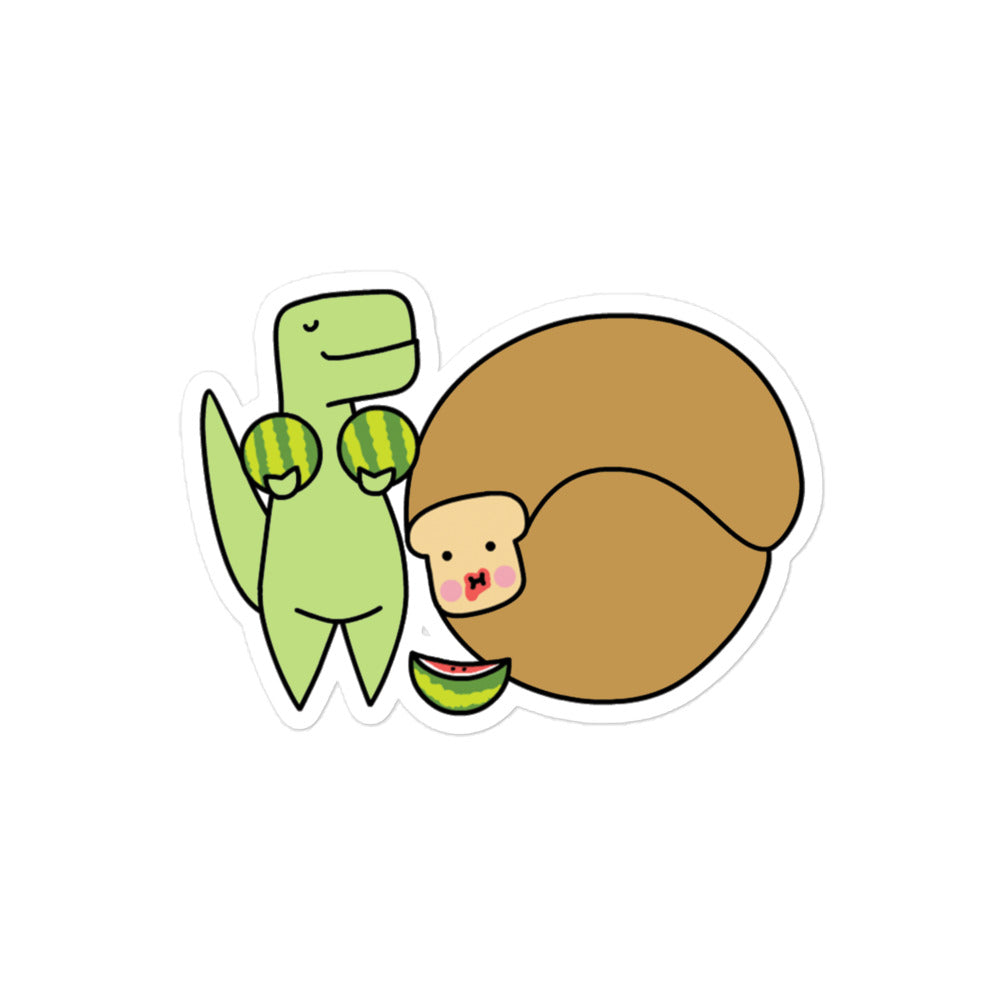 Melon Fan Vinyl Sticker