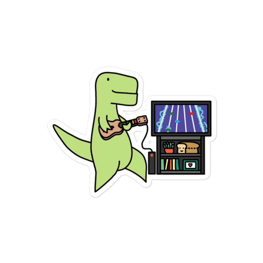 Ukulele Hero Vinyl Sticker