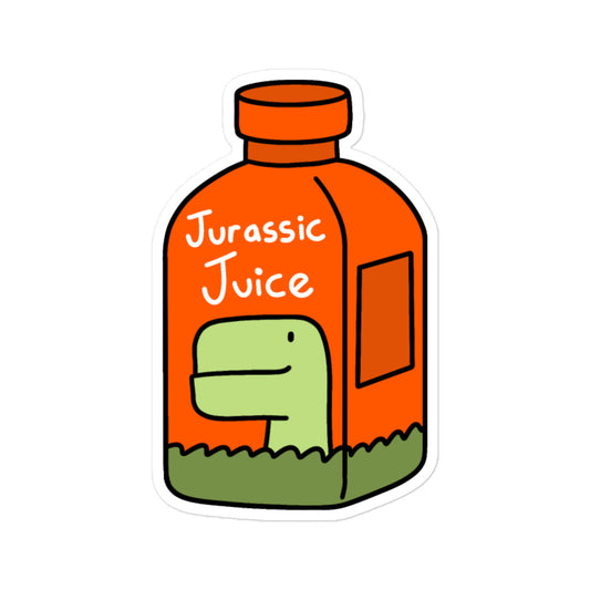 Jurassic Juice Vinyl Sticker