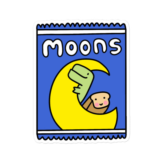 Loof & Timmy Moons Vinyl Sticker