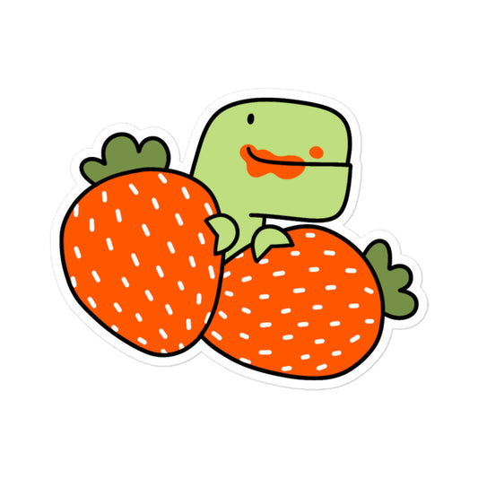 Strawberry Boi Timmy Sticker
