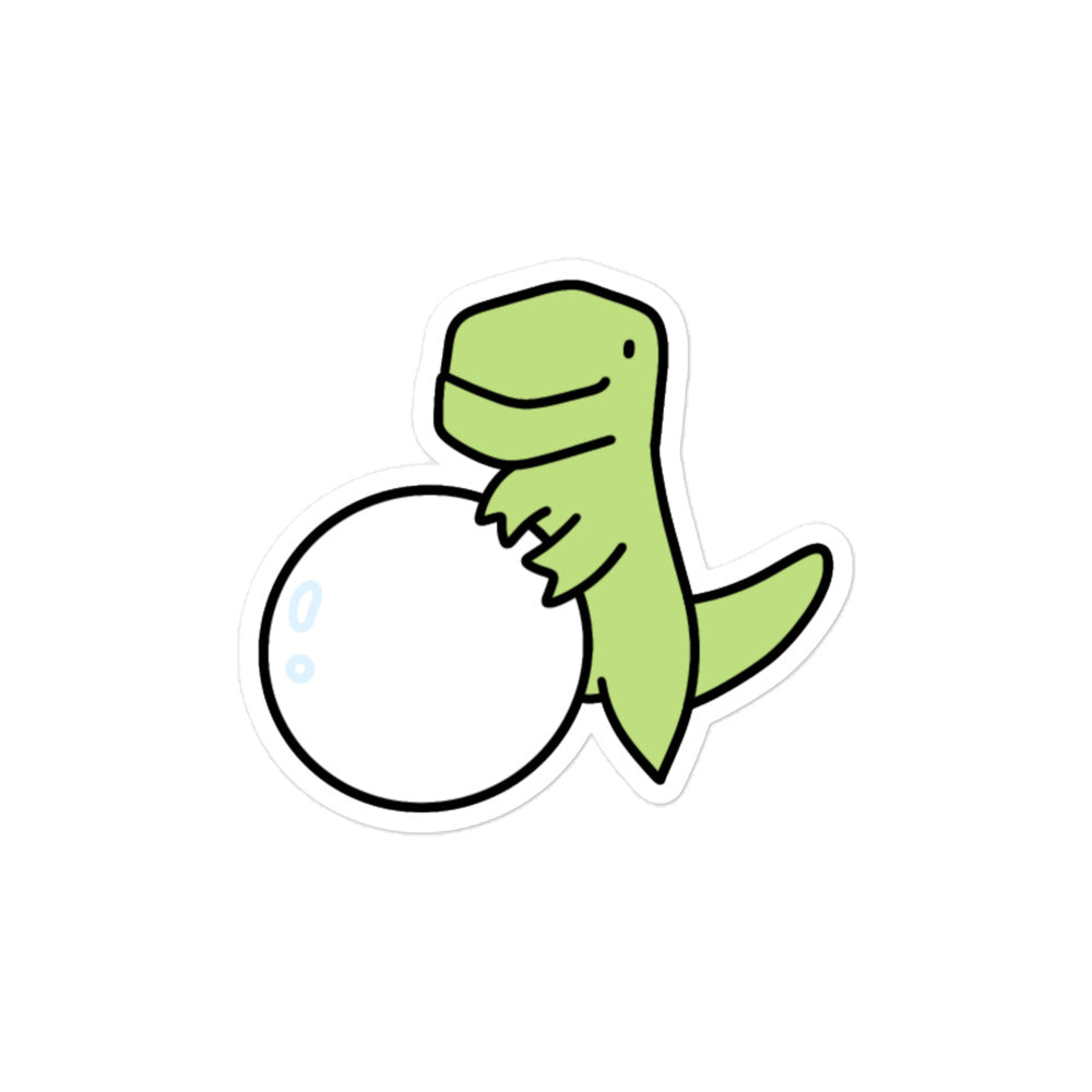Snowball Timmy Vinyl Sticker