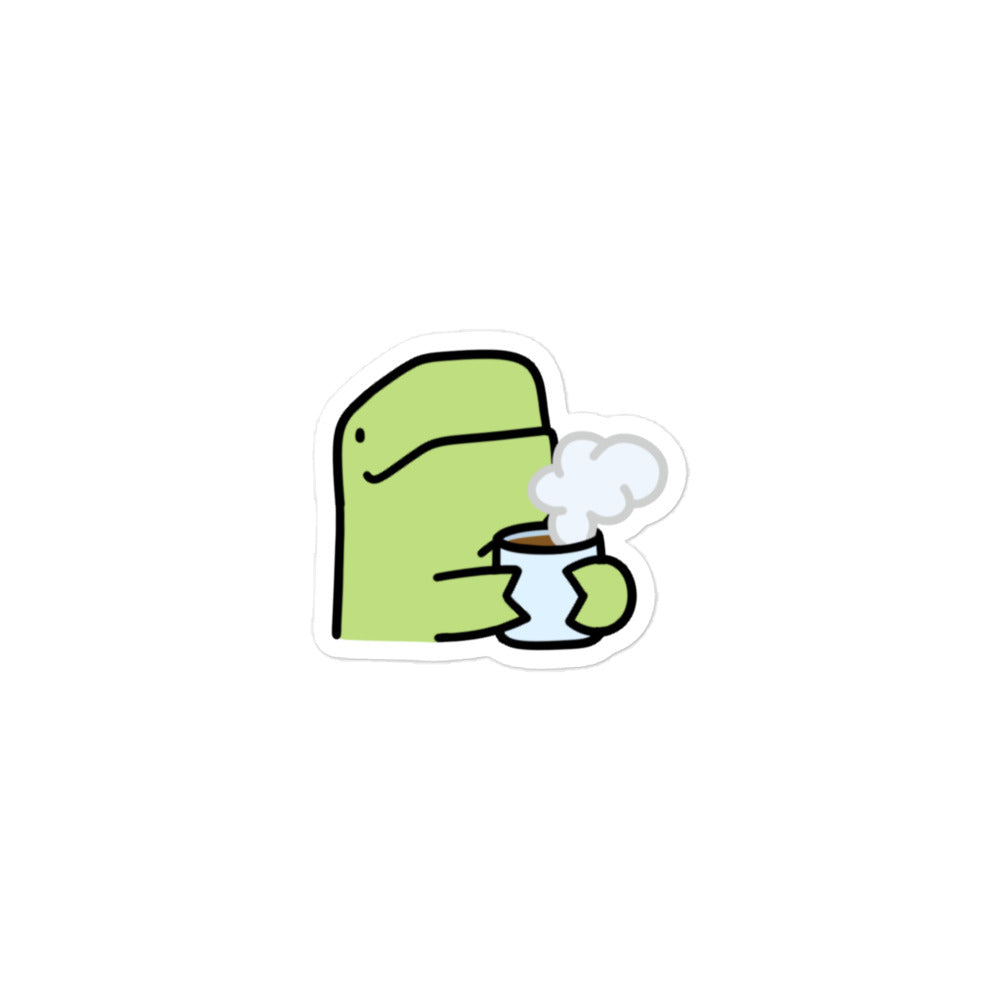 Toasty Tea Timmy Vinyl Sticker