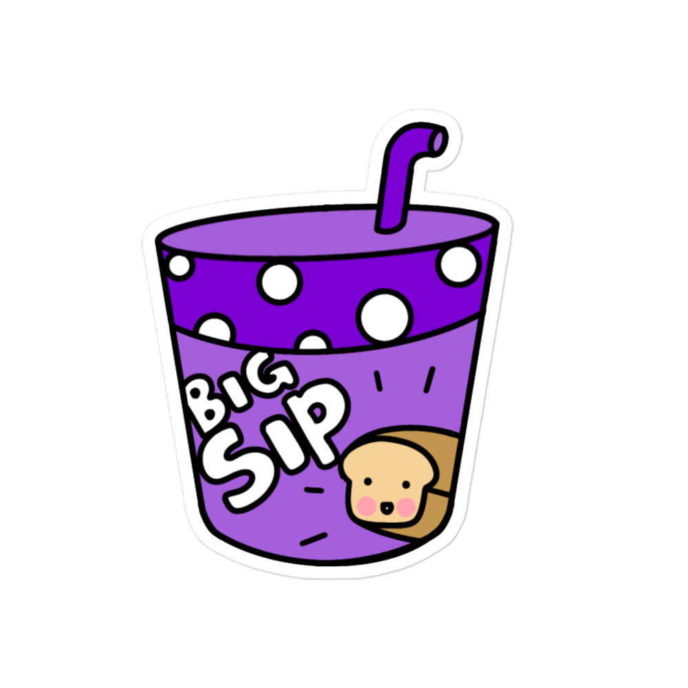 Big Sip Vinyl Sticker