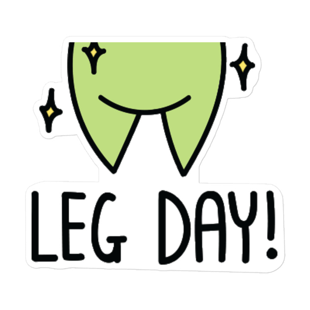 Leg Day Timmy Vinyl Sticker