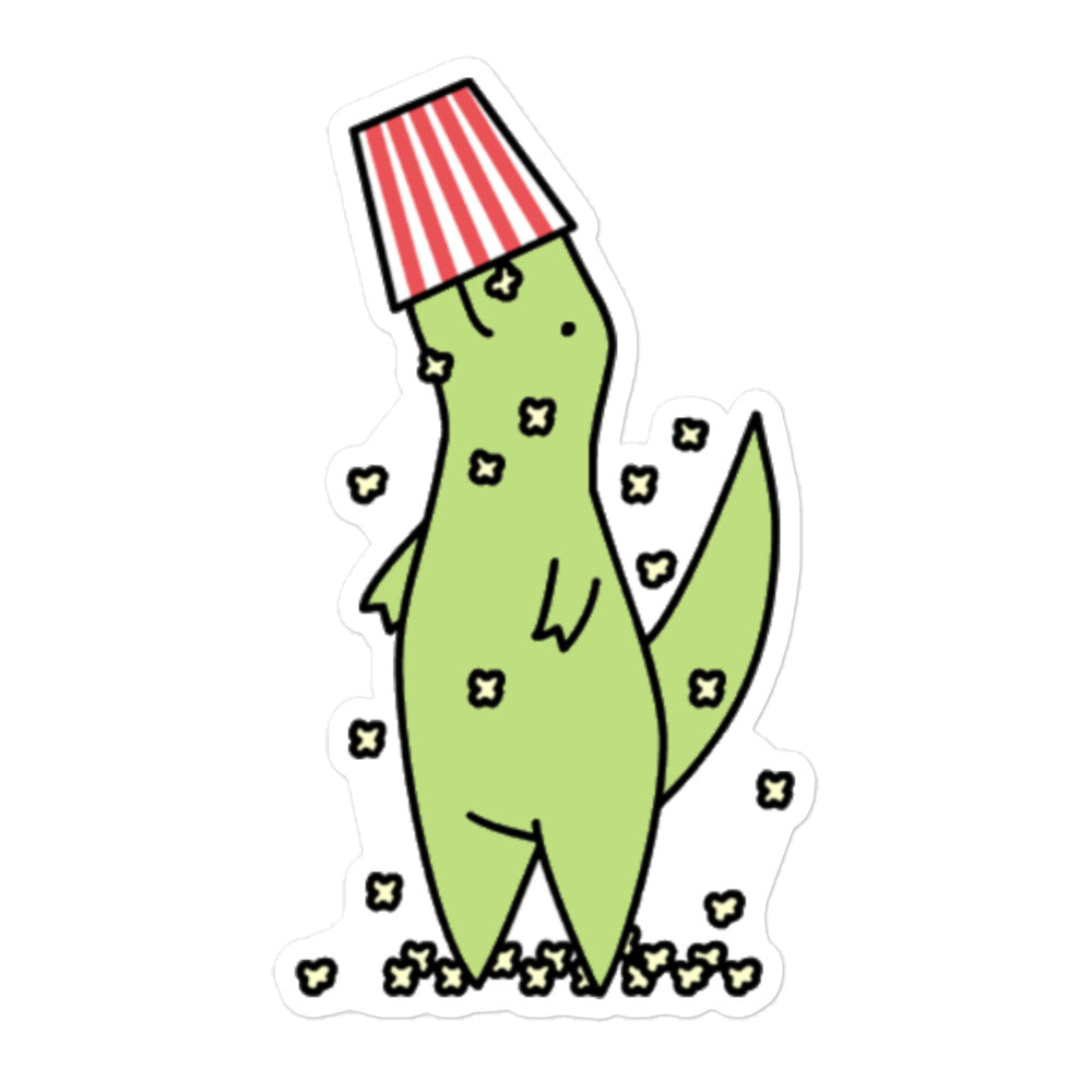 Popcorn Timmy Vinyl Sticker