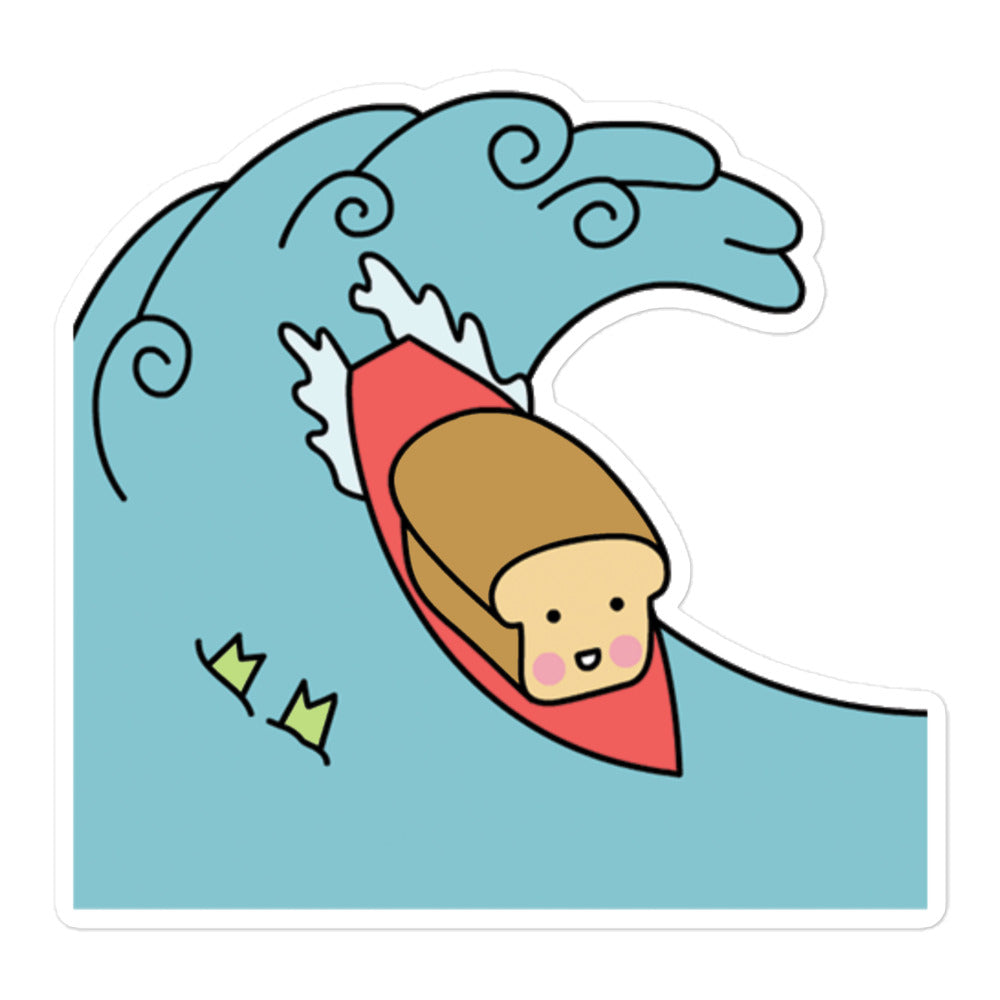 Surfing Loof Vinyl Sticker