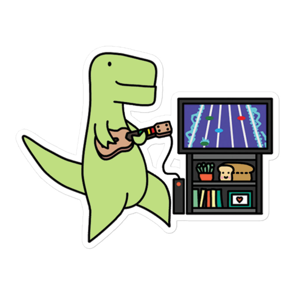 Ukulele Hero Vinyl Sticker