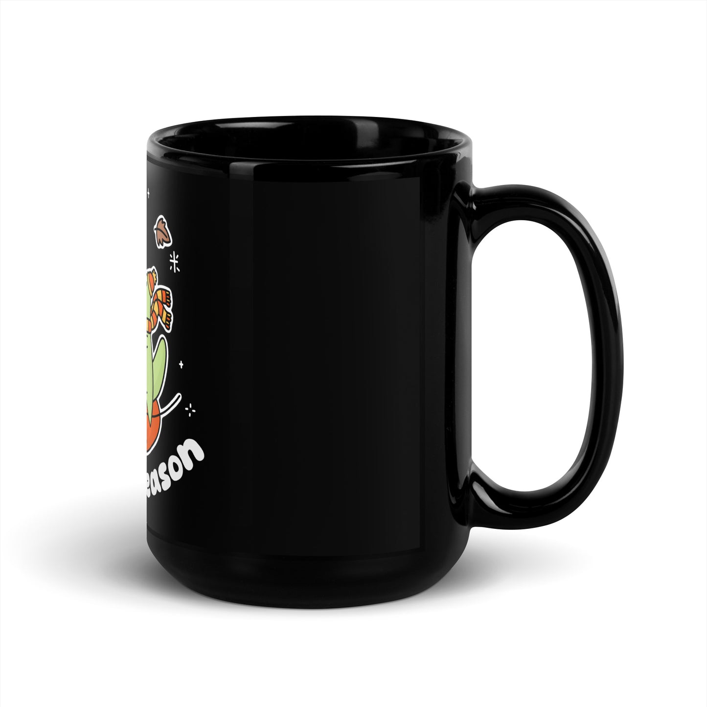 It's Cosy Season Black Glossy Mug