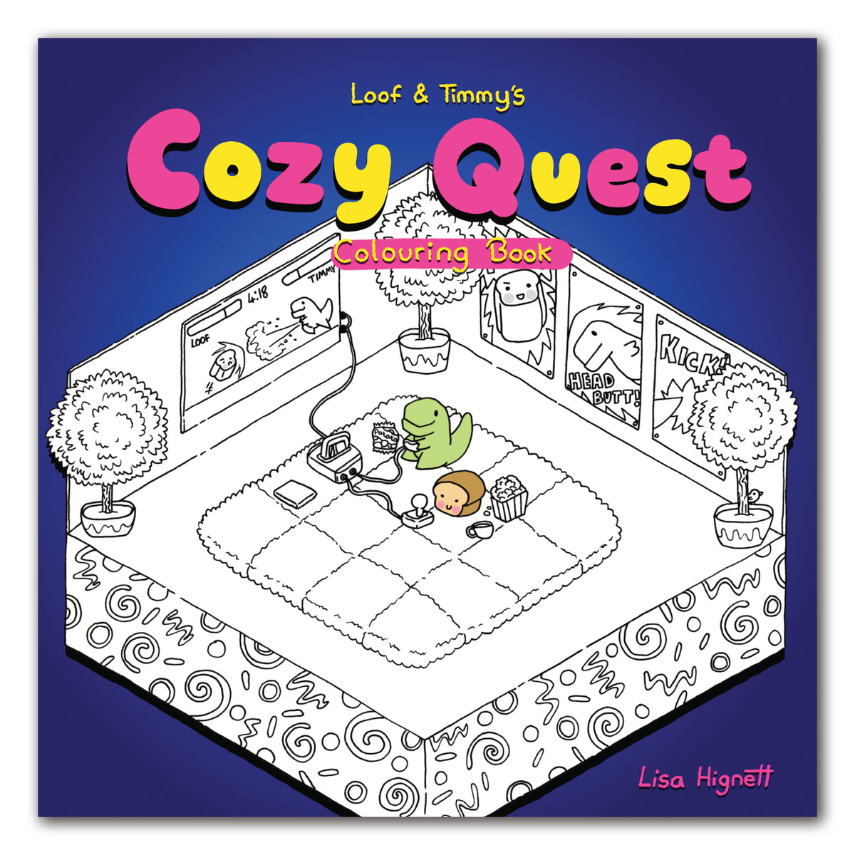 Cozy Quest Deluxe Colouring Book