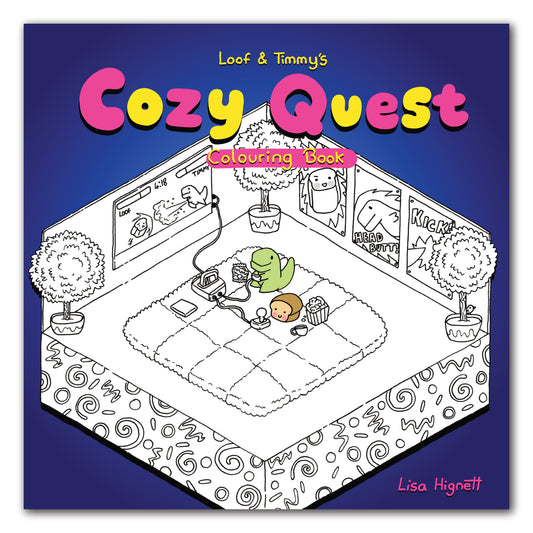 Cozy Quest Deluxe Colouring Book