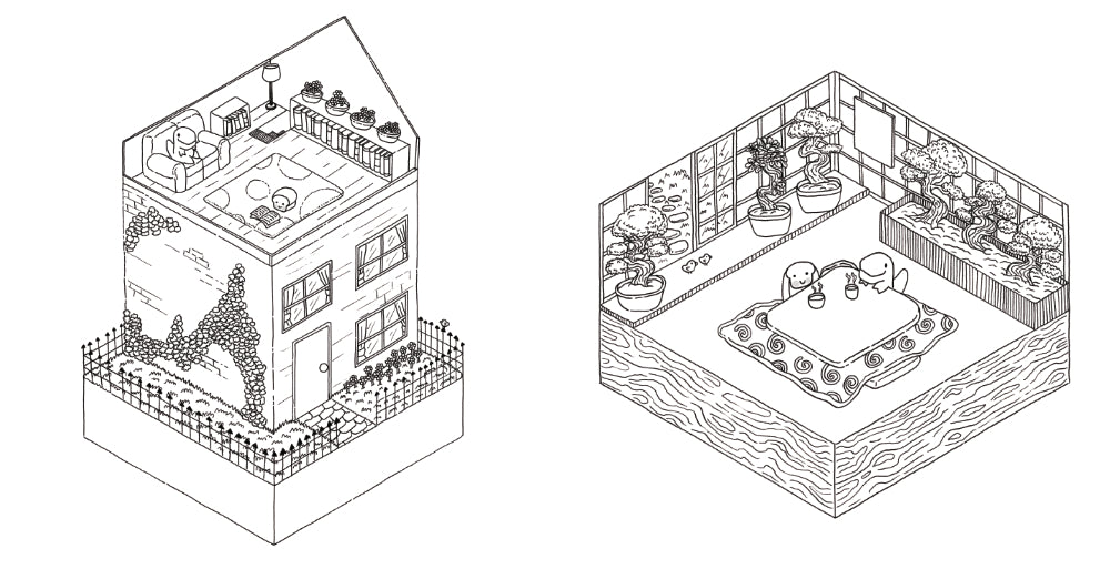 Cozy Quest Deluxe Colouring Book