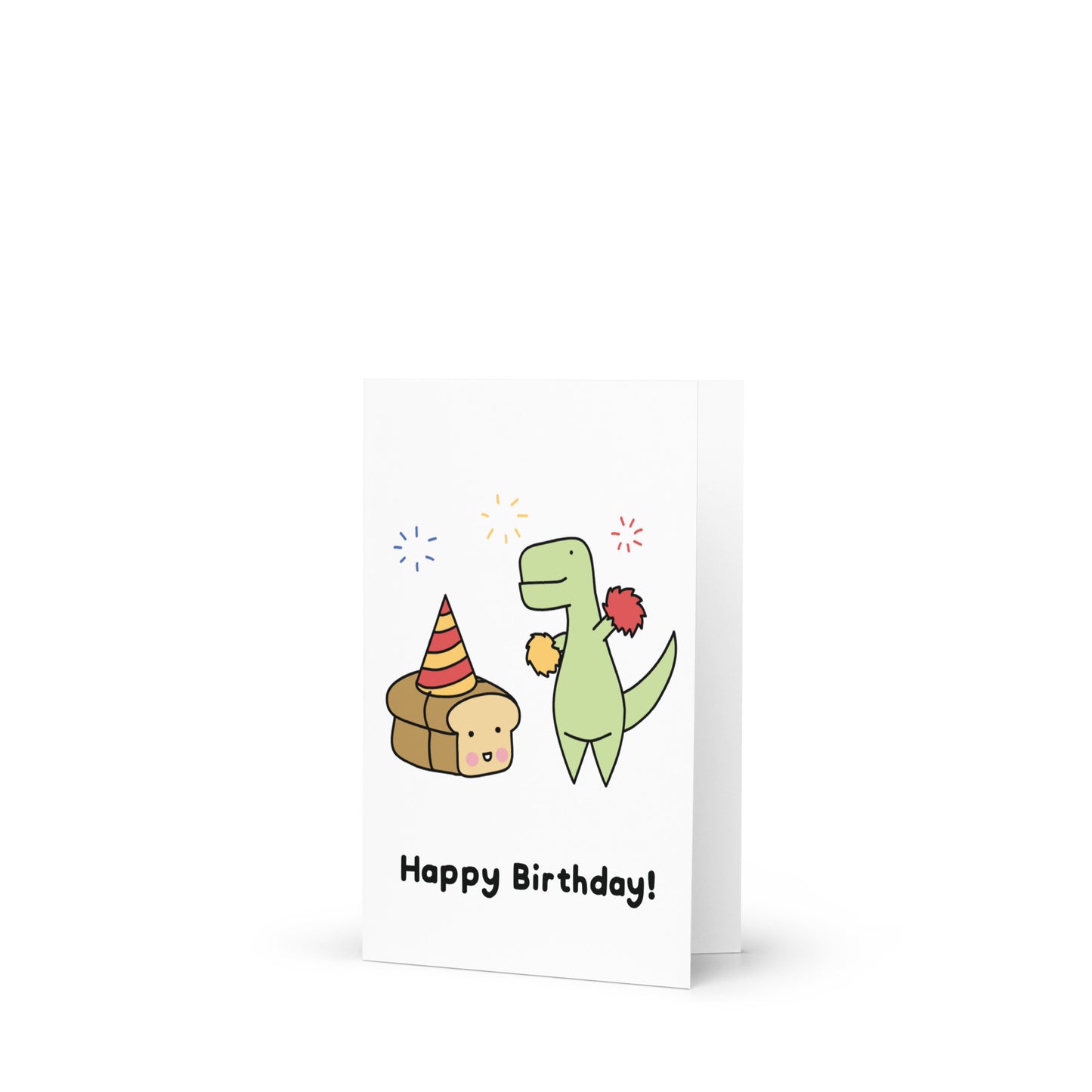 Happy Birthday Pom Poms Greeting Card
