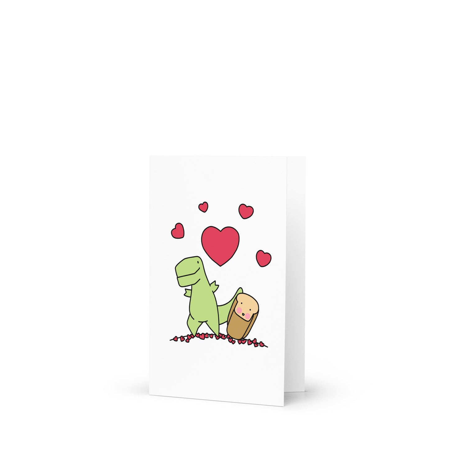 BIG LOVE Greeting card