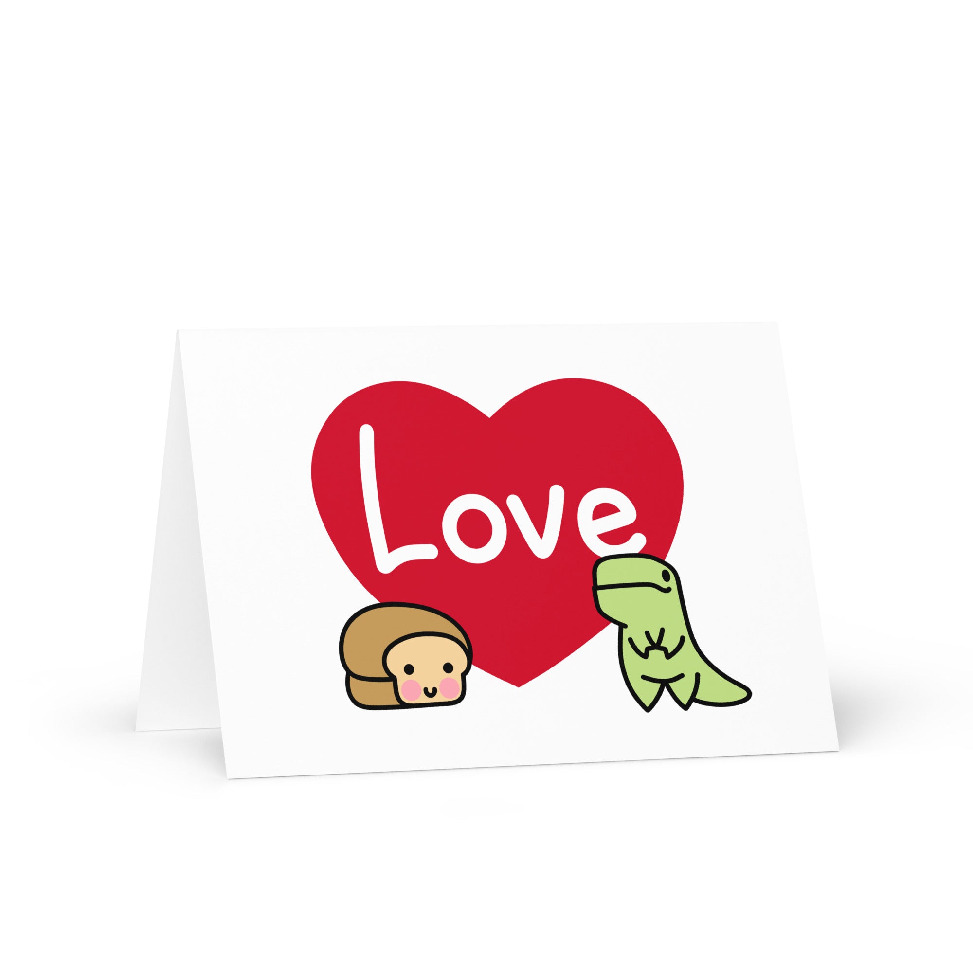 Loof & Timmy Loveheart Greeting Card