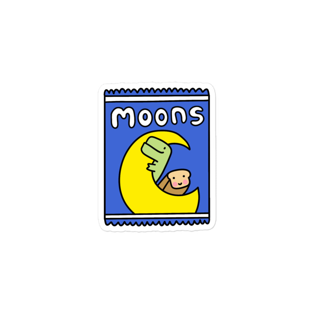 Loof & Timmy Moons Vinyl Sticker