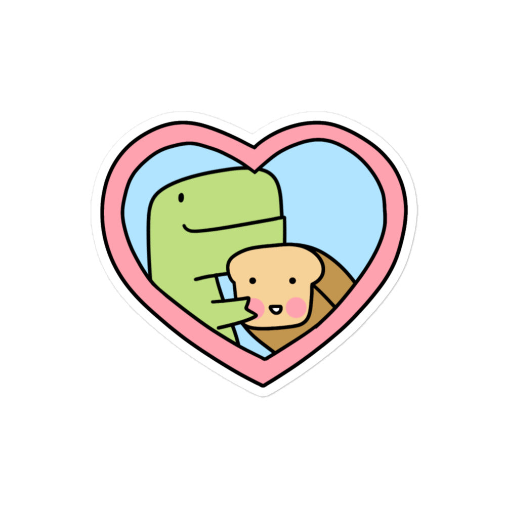 Loveheart Loof & Timmy Vinyl Sticker