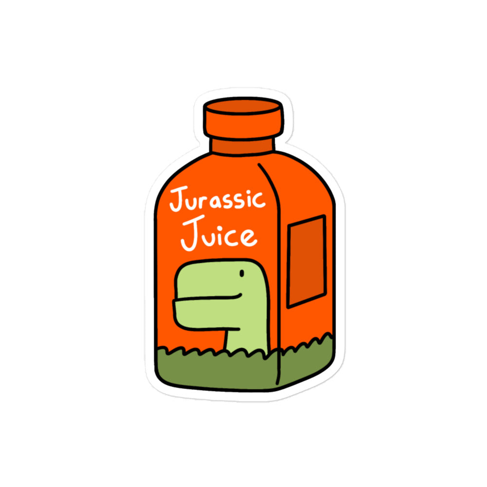 Jurassic Juice Vinyl Sticker