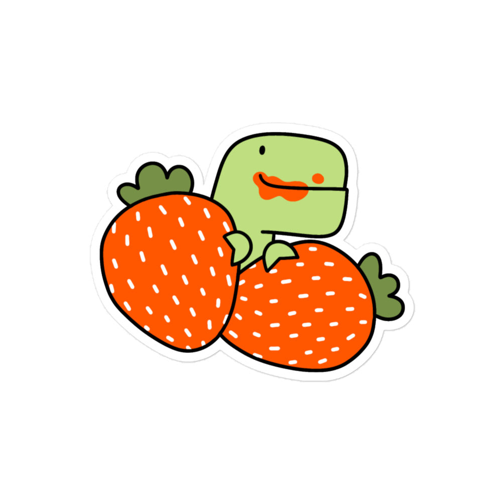 Strawberry Boi Timmy Sticker