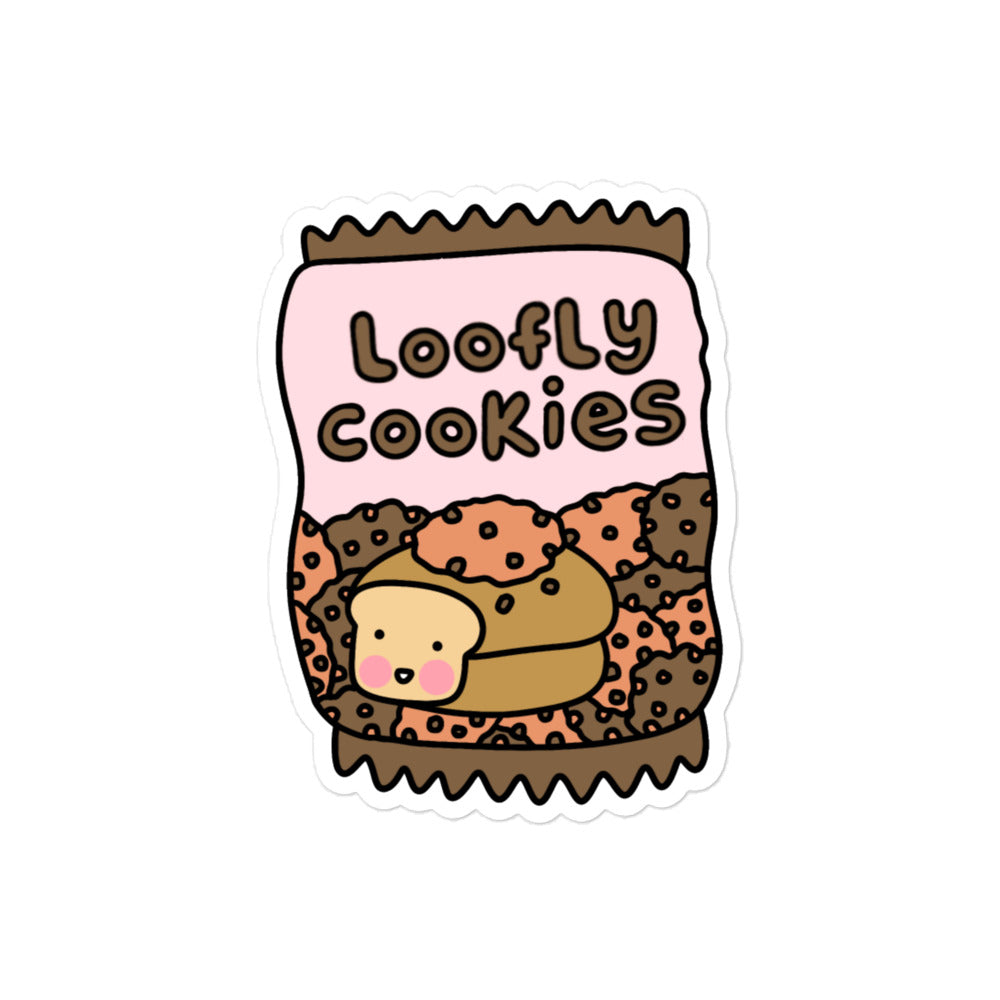 Loofly Cookies Vinyl Sticker