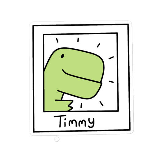 Timmy Snapshot Vinyl Sticker