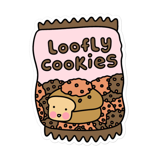 Loofly Cookies Vinyl Sticker