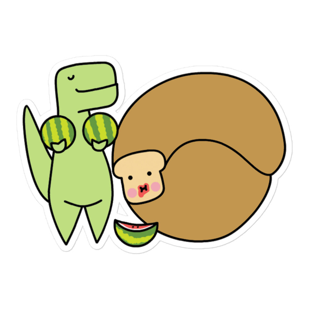 Melon Fan Vinyl Sticker – Loof & Timmy