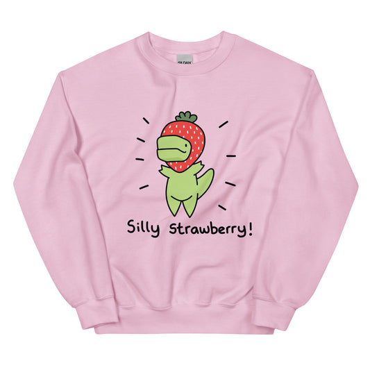 Silly Strawberry Unisex Sweatshirt